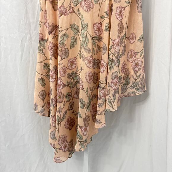 Astr the Label Floral‎ Asymmetrical Dress Size Small - Picture 8 of 13